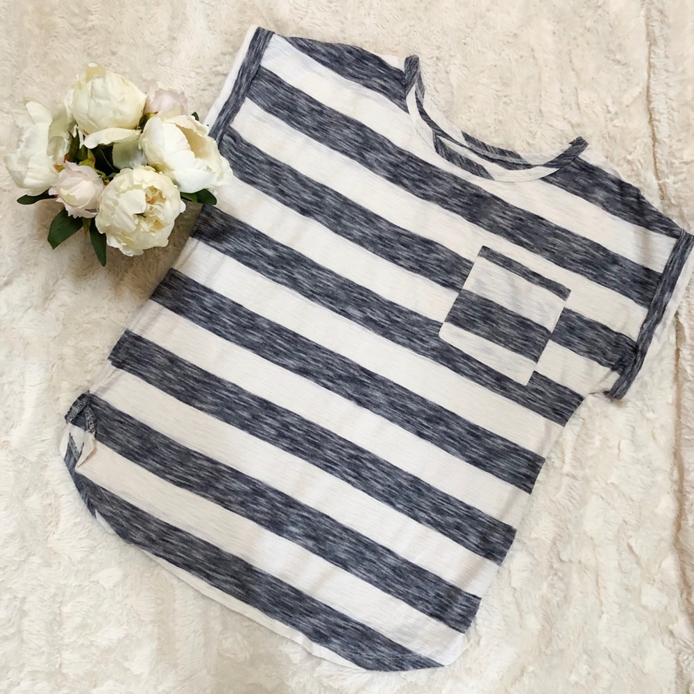 Merona Striped T-shirt- L